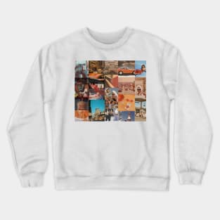 vintage 90s aesthetic collage Crewneck Sweatshirt